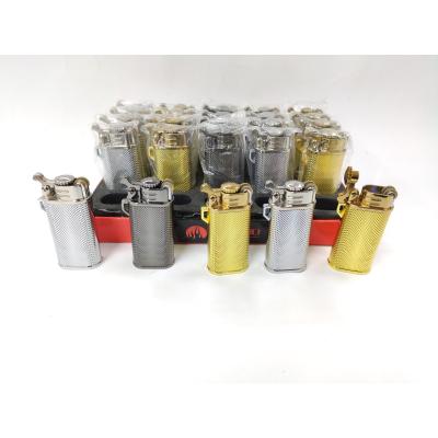 Kapaklı Desenli Tekli Pürmüzlü Metal Çakmak