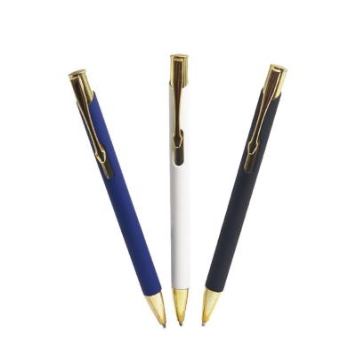 Rubber Gold Aksam Metal Tükenmez Kalem