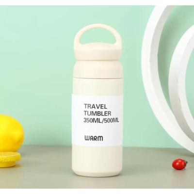 Tutacaklı Beyaz Termos