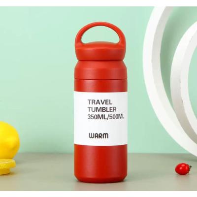 Tutacaklı Kırmızı Termos